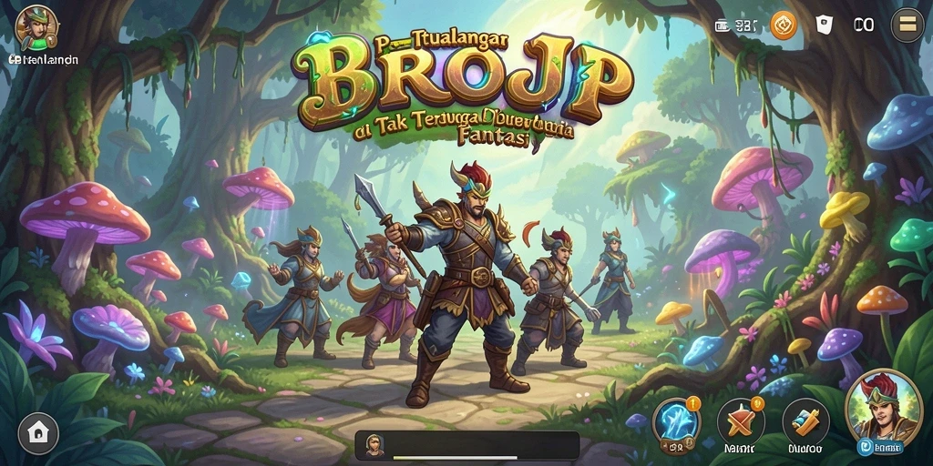 Tampilkan gameplay seru dari BROJP di dunia petualangan.