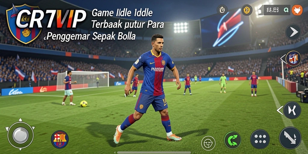 Screenshot gameplay CR7VIP menampilkan momen seru manajemen tim.