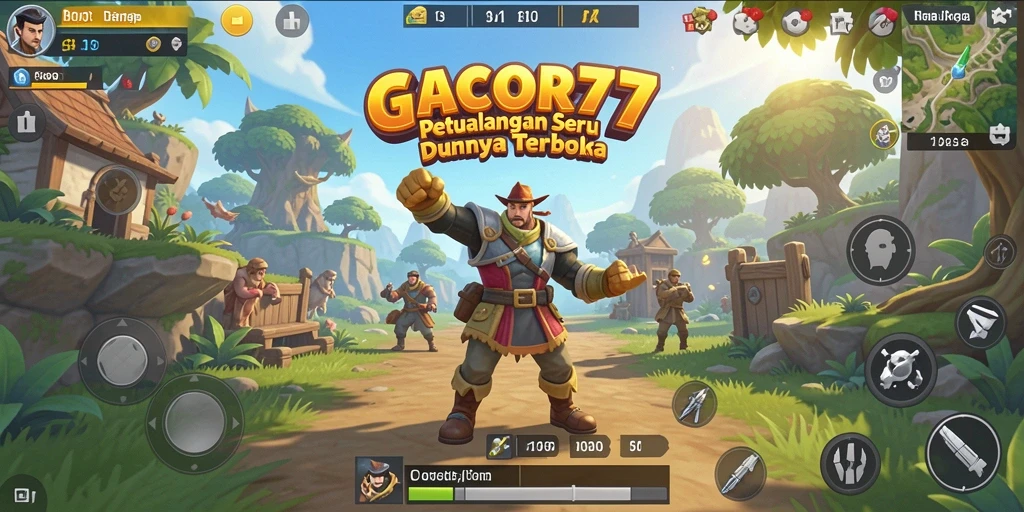 Tampilan menarik dari gameplay Open World GACOR77 yang penuh petualangan.