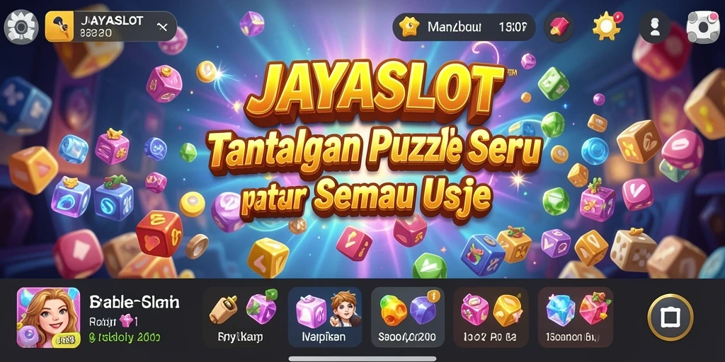 Tampilan gameplay <strong>JAYASLOT</strong> yang menantang dan penuh warna.