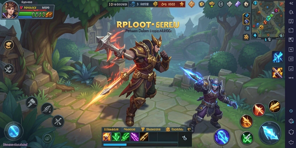 Tampilan gameplay RPLOOT yang seru dan interaktif dalam petualangan ARPG.