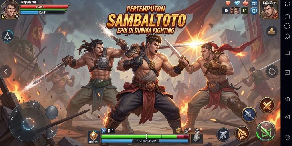 Tampilan gameplay menarik dari SAMBALTOTO saat bertarung.